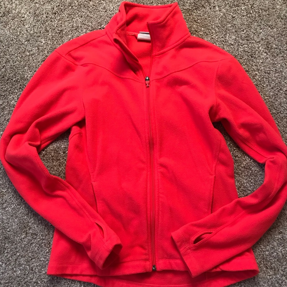 Nike therma-fit zip up coral fleece.